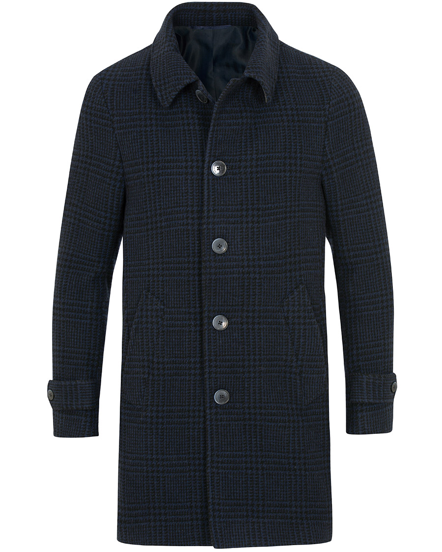 Homme | Manteaux Et Vestes | Hackett | Glencheck Carcoat Blue