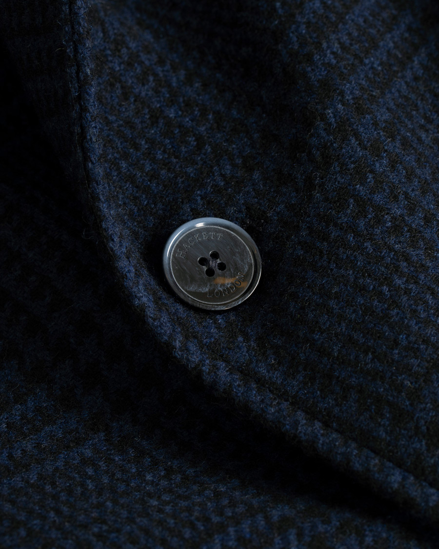 Homme | Manteaux Et Vestes | Hackett | Glencheck Carcoat Blue