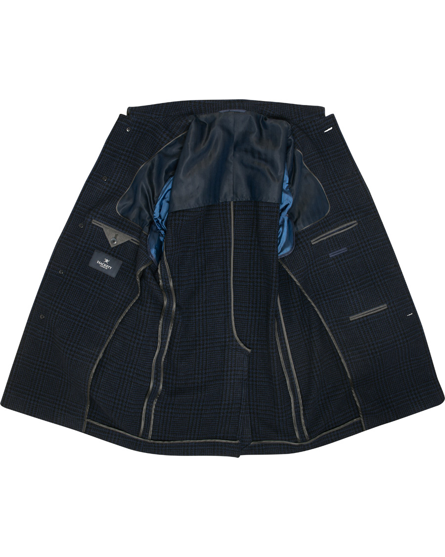Homme | Manteaux Et Vestes | Hackett | Glencheck Carcoat Blue