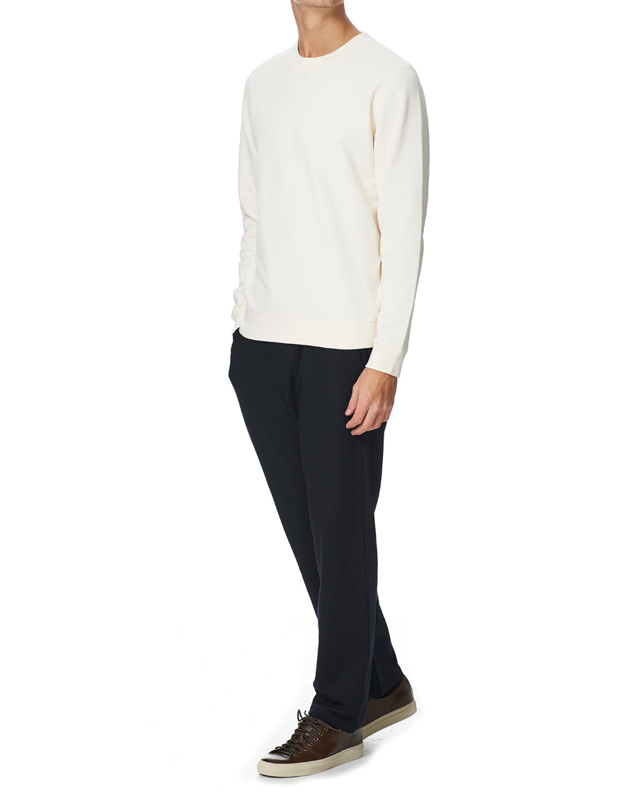 Homme | Pulls Et Tricots | Sunspel | Loopback Sweatshirt Archive White