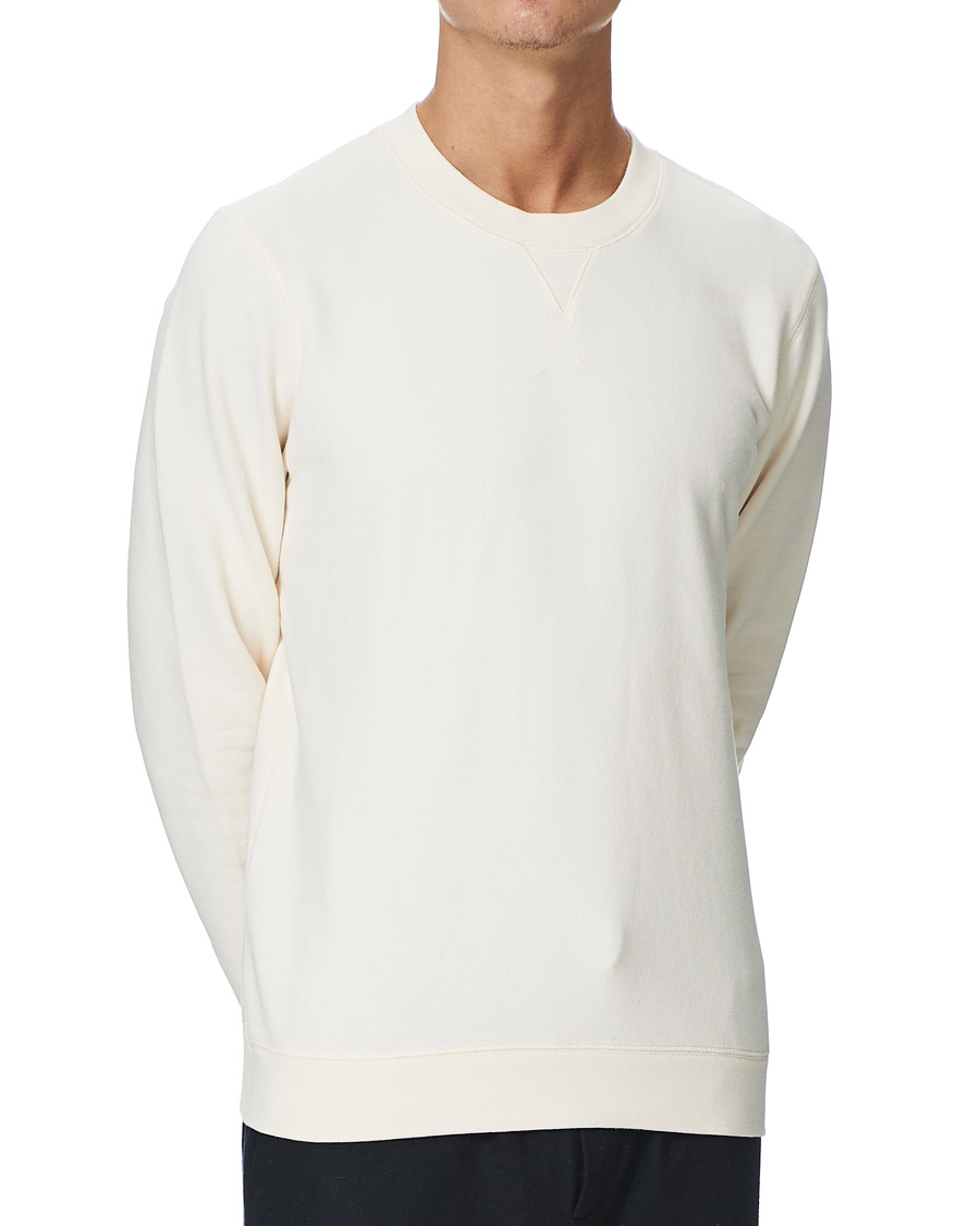 Homme | Pulls Et Tricots | Sunspel | Loopback Sweatshirt Archive White