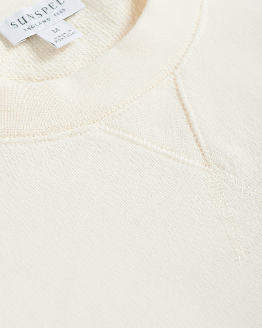 Homme | Pulls Et Tricots | Sunspel | Loopback Sweatshirt Archive White