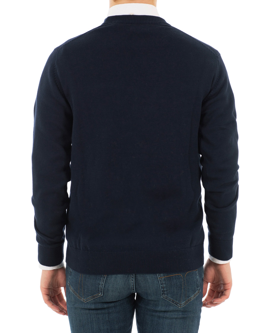 Homme | Pulls Et Tricots | GANT | Logo Crew Neck Marine