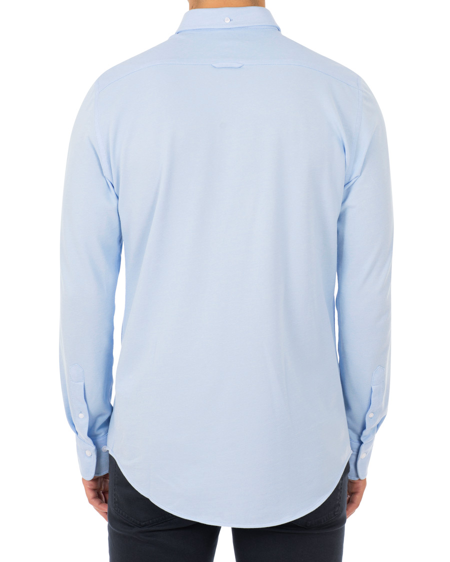 Homme | Chemises | GANT | Slim Fit Tech Prep Pique Shirt Capri Blue