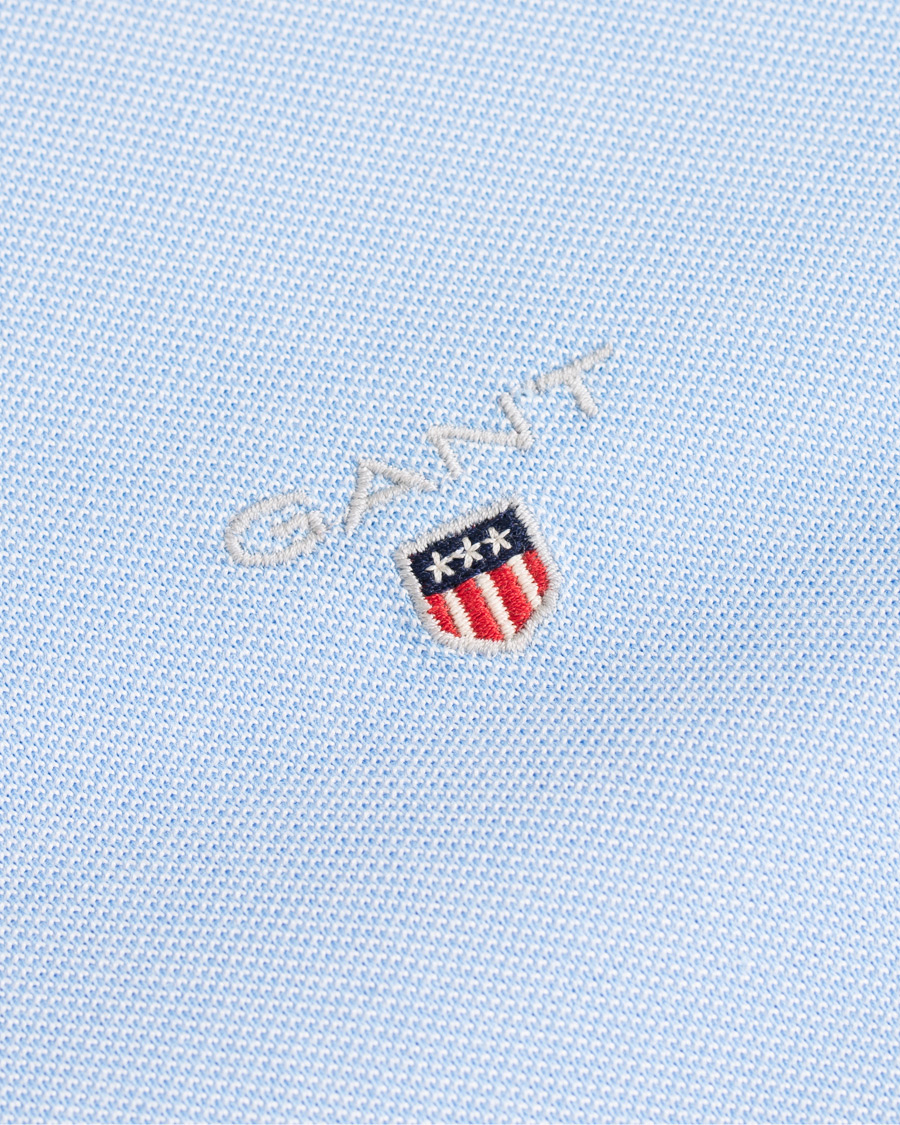 Homme | Chemises | GANT | Slim Fit Tech Prep Pique Shirt Capri Blue