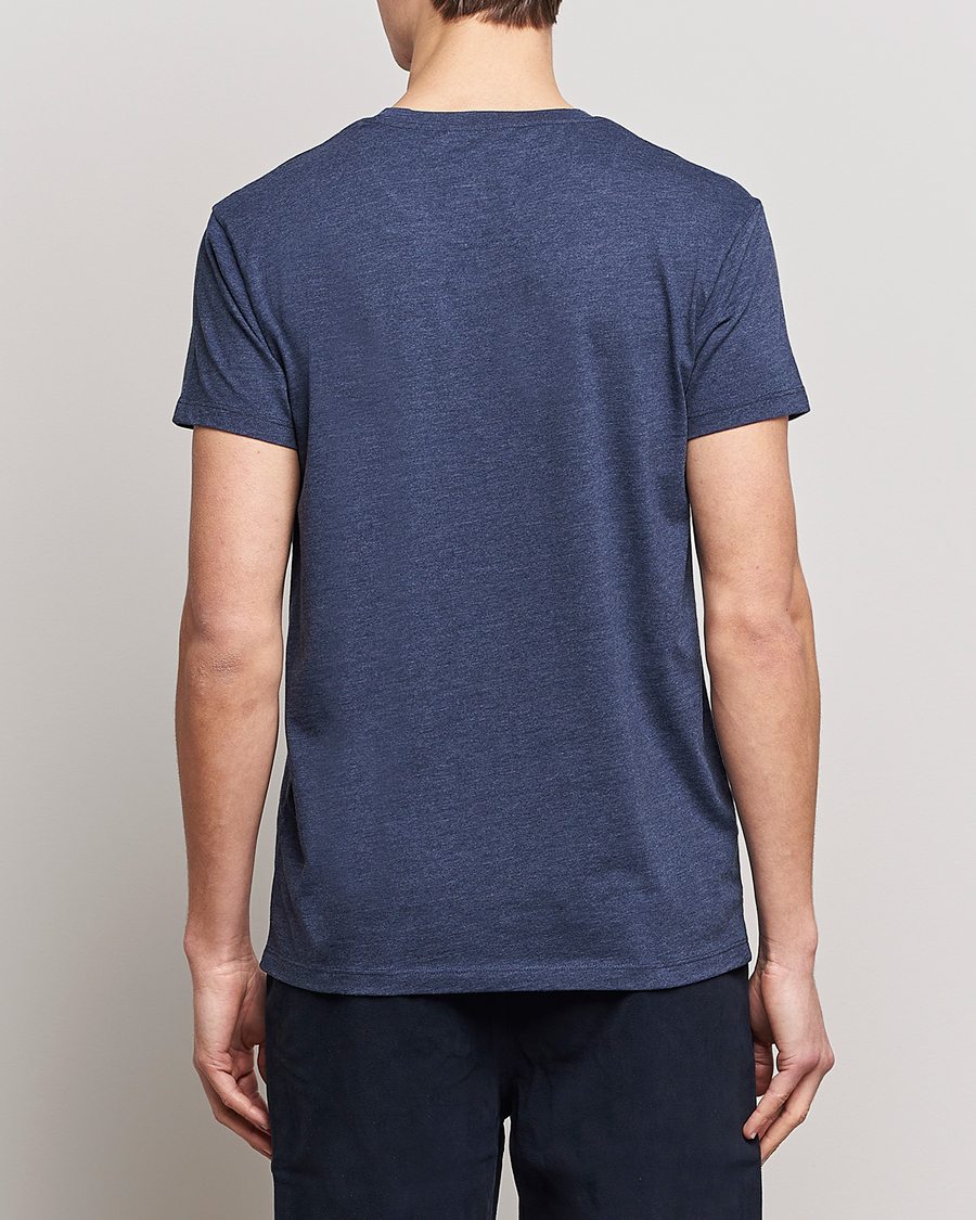 Homme | T-shirts | Samsøe Samsøe | Kronos Crew Neck Tee Blue Iris Melange