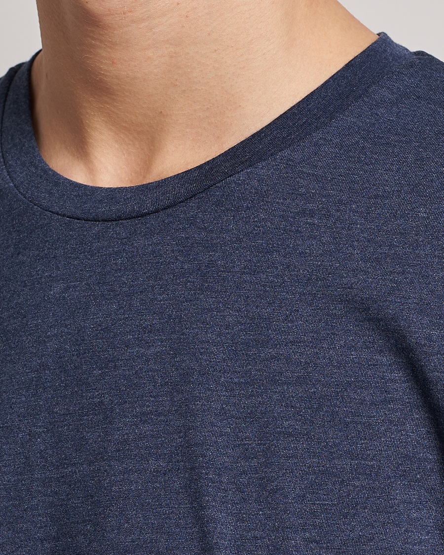 Homme | T-shirts | Samsøe Samsøe | Kronos Crew Neck Tee Blue Iris Melange