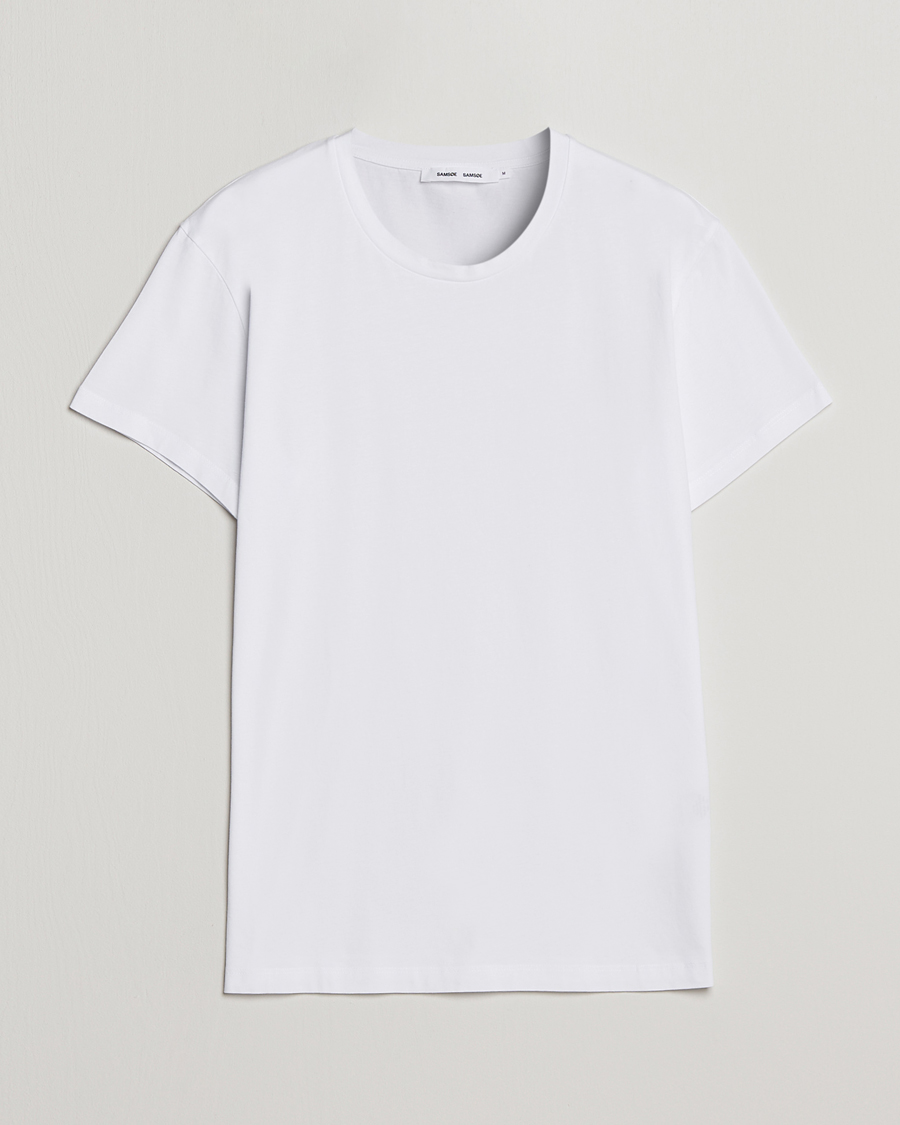 Homme | T-shirts | Samsøe Samsøe | Kronos Crew Neck Tee White