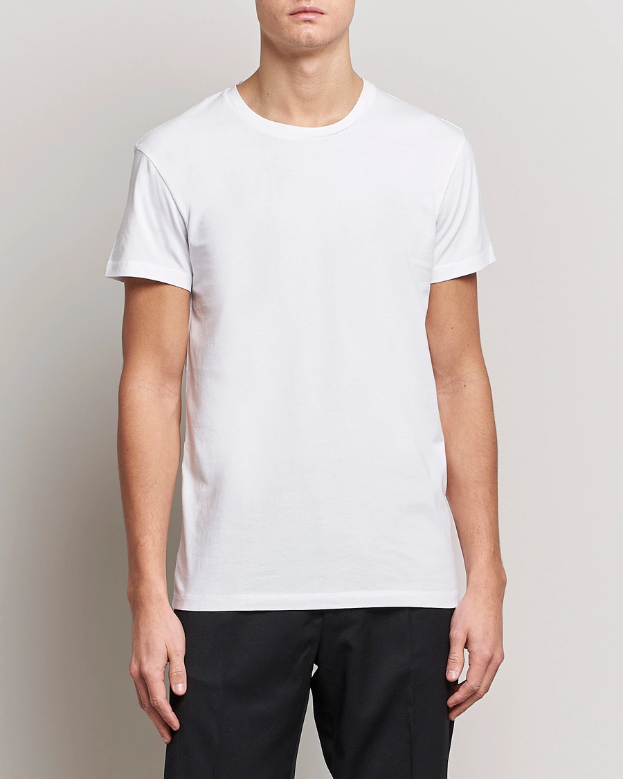 Homme | T-shirts | Samsøe Samsøe | Kronos Crew Neck Tee White