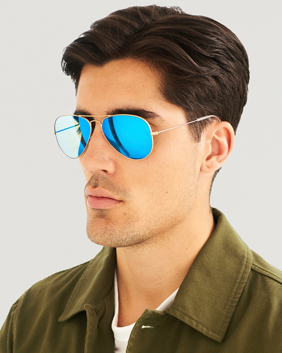 Homme | Lunettes De Soleil Aviateur | Ray-Ban | 0RB3025 Sunglasses Mirror Blue