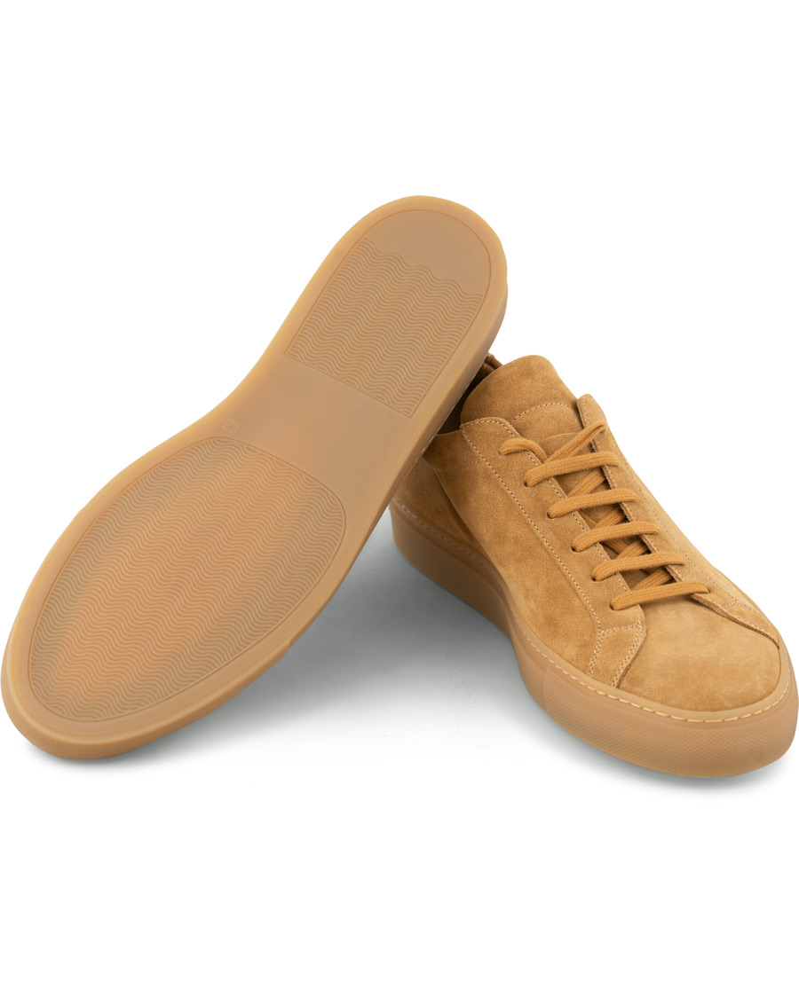 Homme | Common Projects Original Achilles Leather Sneakers Beige Suede | Common Projects | Original Achilles Leather Sneakers Beige Suede