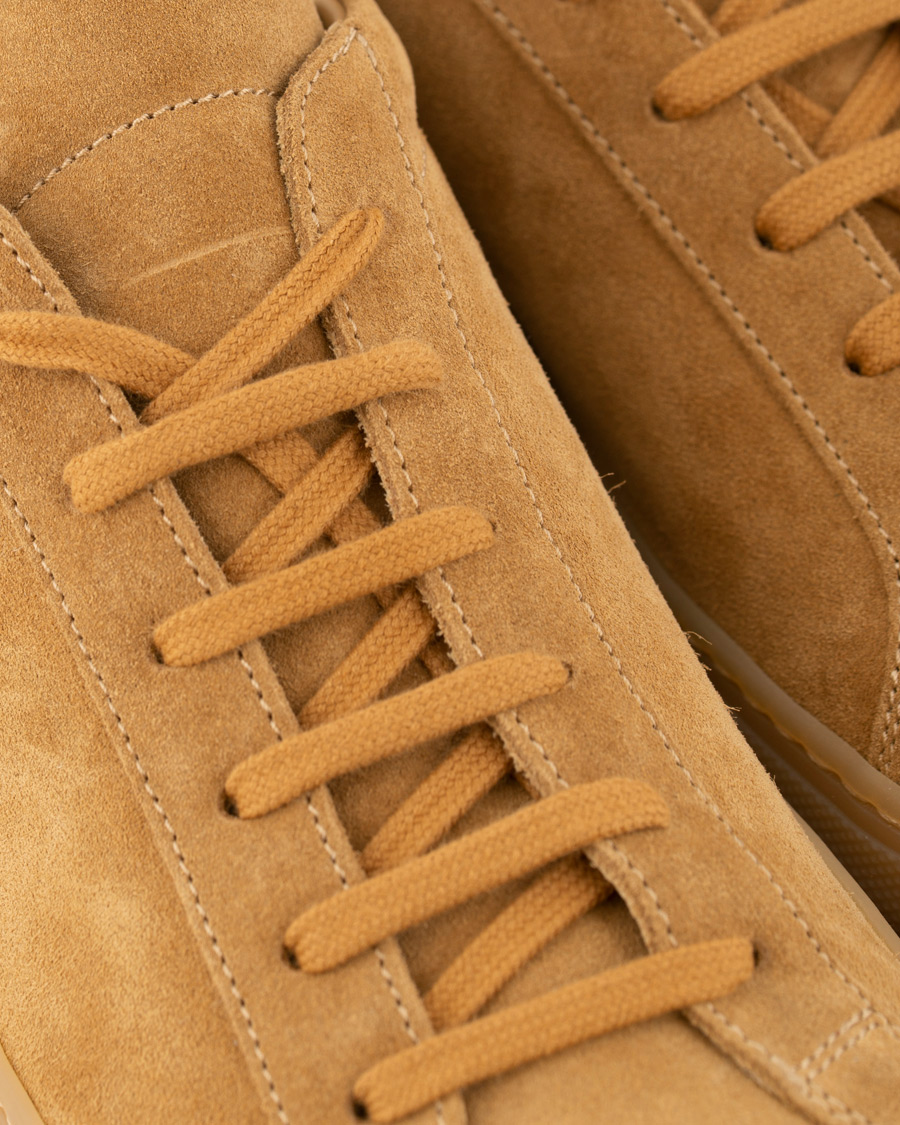 Homme | Common Projects Original Achilles Leather Sneakers Beige Suede | Common Projects | Original Achilles Leather Sneakers Beige Suede