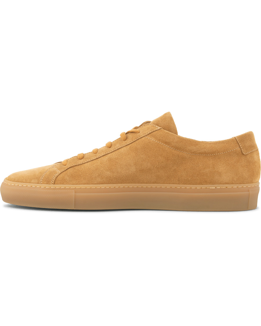 Homme | Common Projects Original Achilles Leather Sneakers Beige Suede | Common Projects | Original Achilles Leather Sneakers Beige Suede