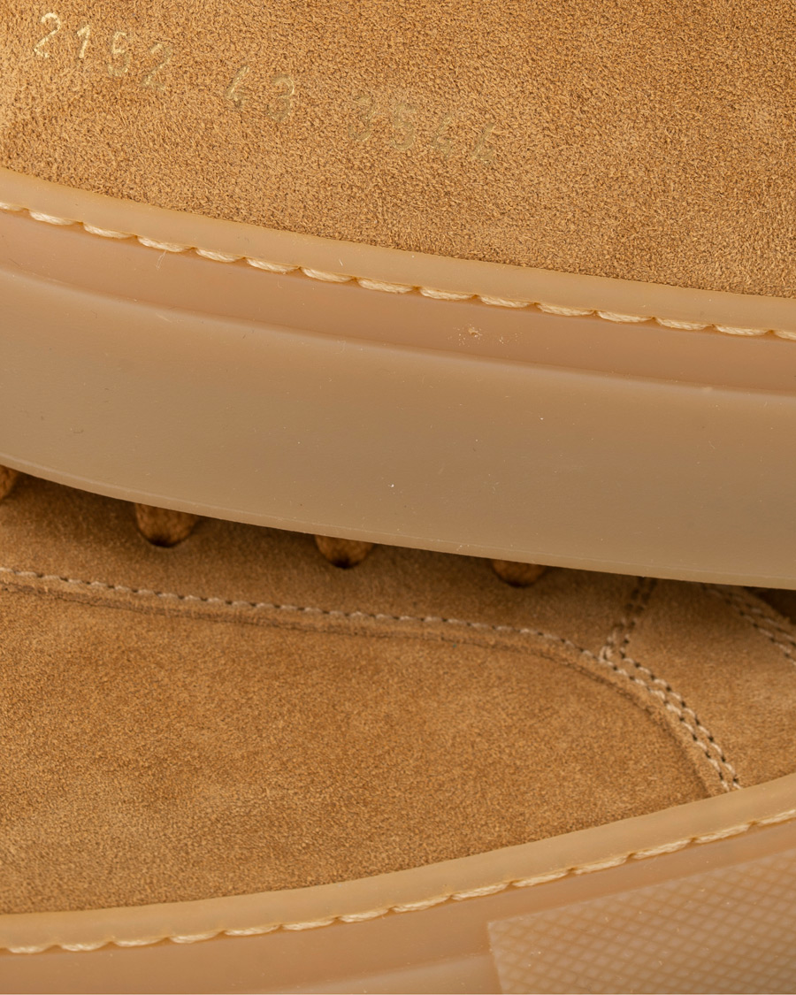 Homme | Common Projects Original Achilles Leather Sneakers Beige Suede | Common Projects | Original Achilles Leather Sneakers Beige Suede