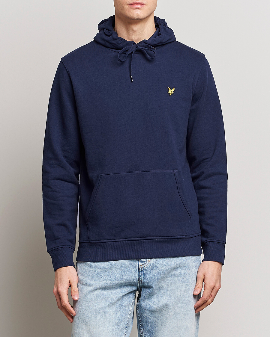 Homme | Pulls Et Tricots | Lyle & Scott | Organic Cotton Pullover Hoodie Navy