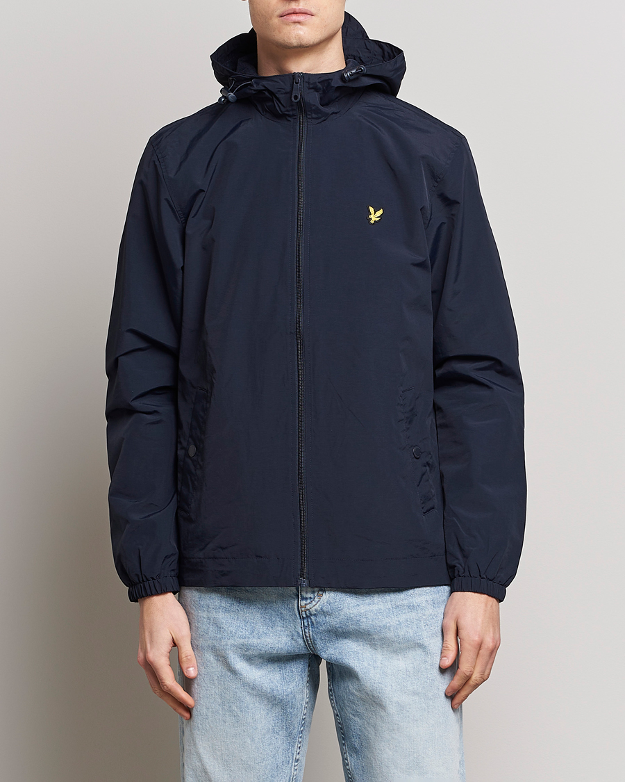 Homme | Manteaux Et Vestes | Lyle & Scott | Zip Through Hooded Jacket Dark Navy
