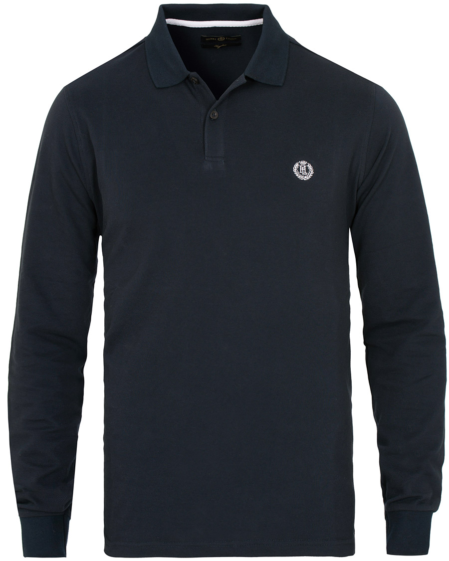 Homme | Pulls Et Tricots | Henri-Lloyd | Henri Lloyd Musburry Regular Long Sleeve Polo Navy
