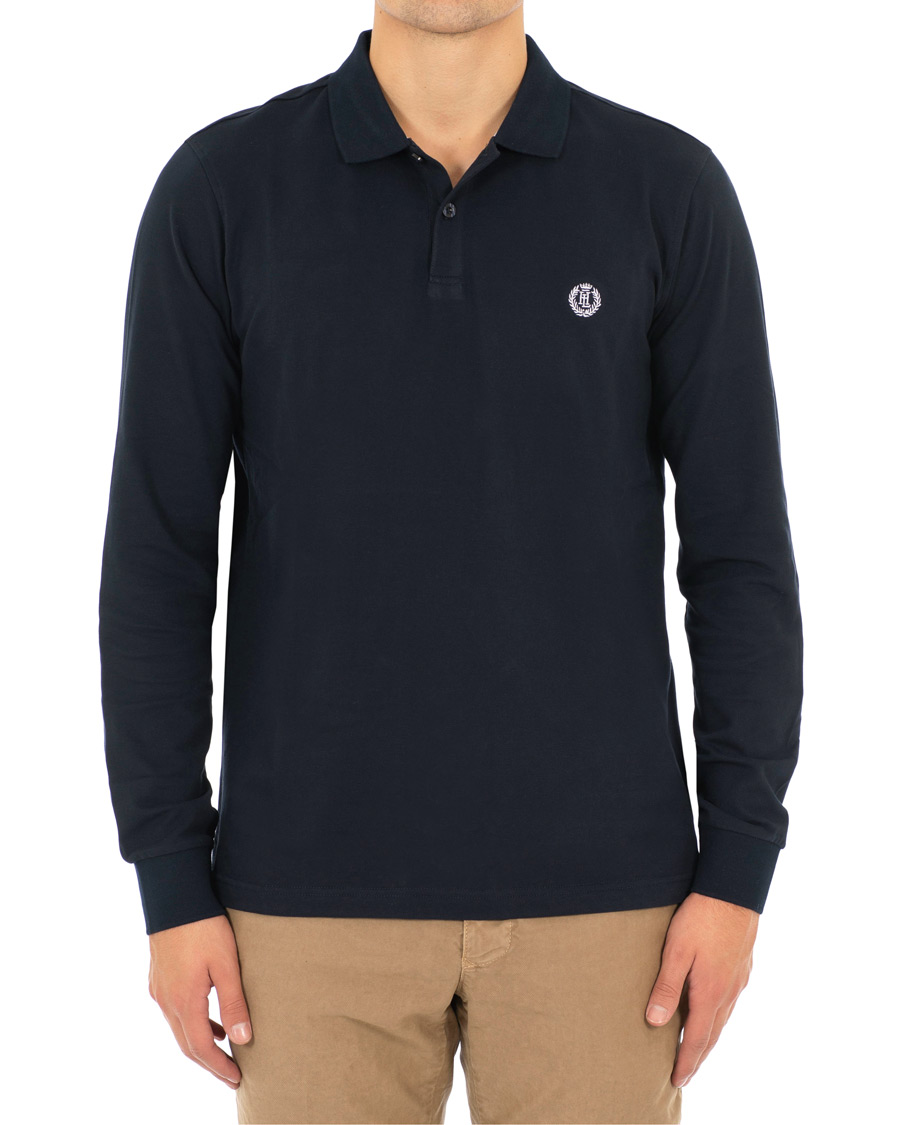 Homme | Pulls Et Tricots | Henri-Lloyd | Henri Lloyd Musburry Regular Long Sleeve Polo Navy