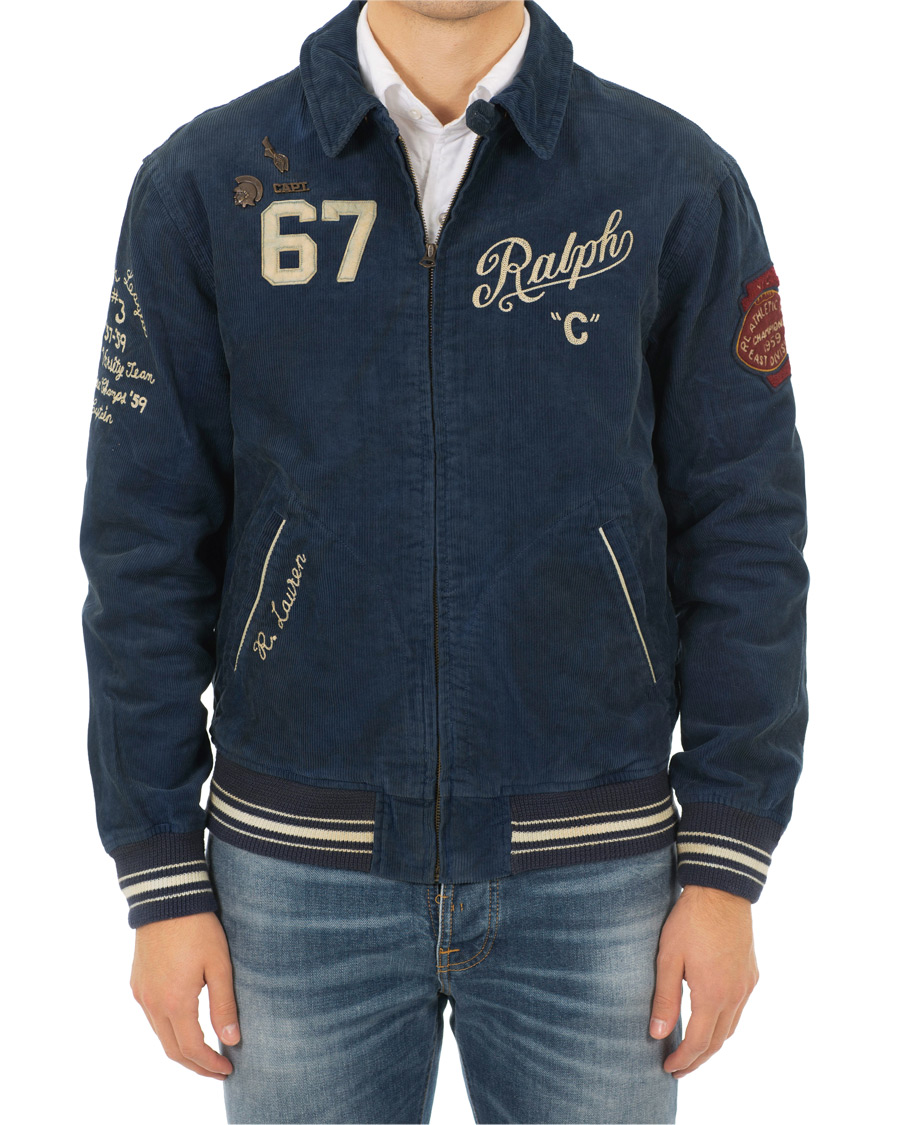 Homme | Manteaux Et Vestes | Polo Ralph Lauren | Corduroy Backprint Jacket Norfolk Blue