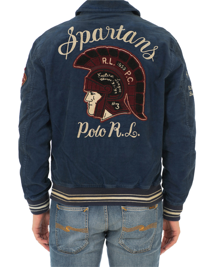 Homme | Manteaux Et Vestes | Polo Ralph Lauren | Corduroy Backprint Jacket Norfolk Blue