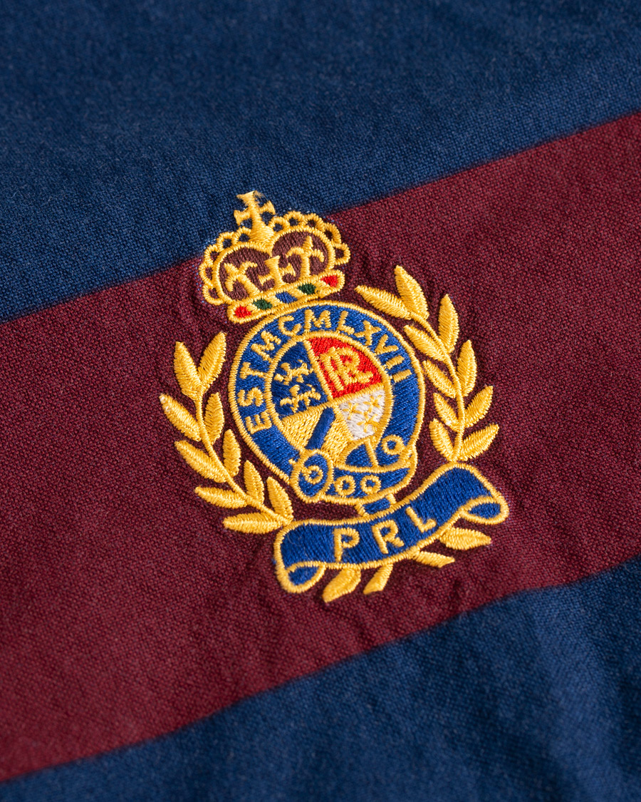 Homme | Chemises | Polo Ralph Lauren | Core Fit Barstripe Shirt Burgundy/Blue