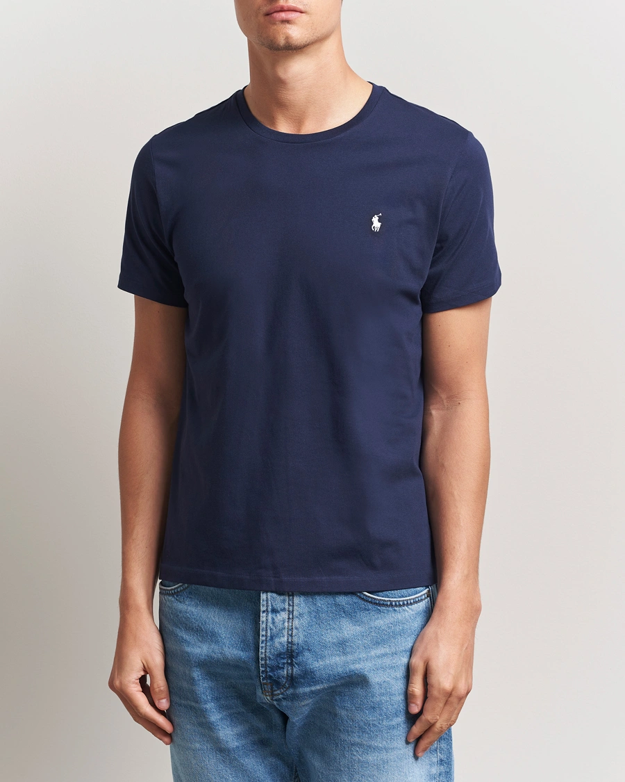 Homme | T-shirts | Polo Ralph Lauren | Liquid Cotton Crew Neck T-Shirt Cruise Navy