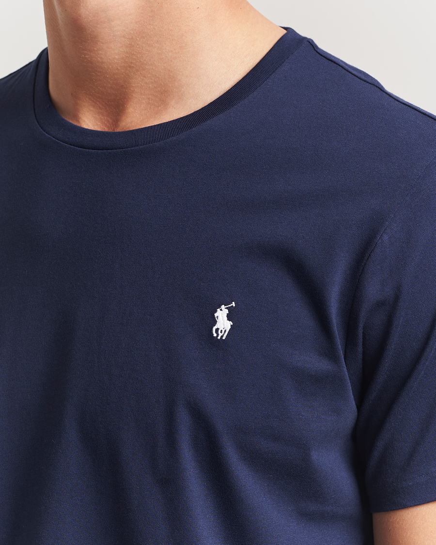 Homme | T-shirts | Polo Ralph Lauren | Liquid Cotton Crew Neck T-Shirt Cruise Navy