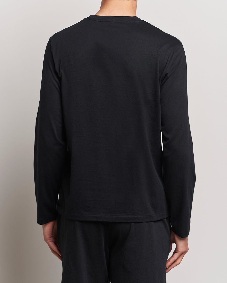 Homme | T-shirts | Polo Ralph Lauren | Liquid Cotton Long Sleeve Crew Neck T-Shirt Black