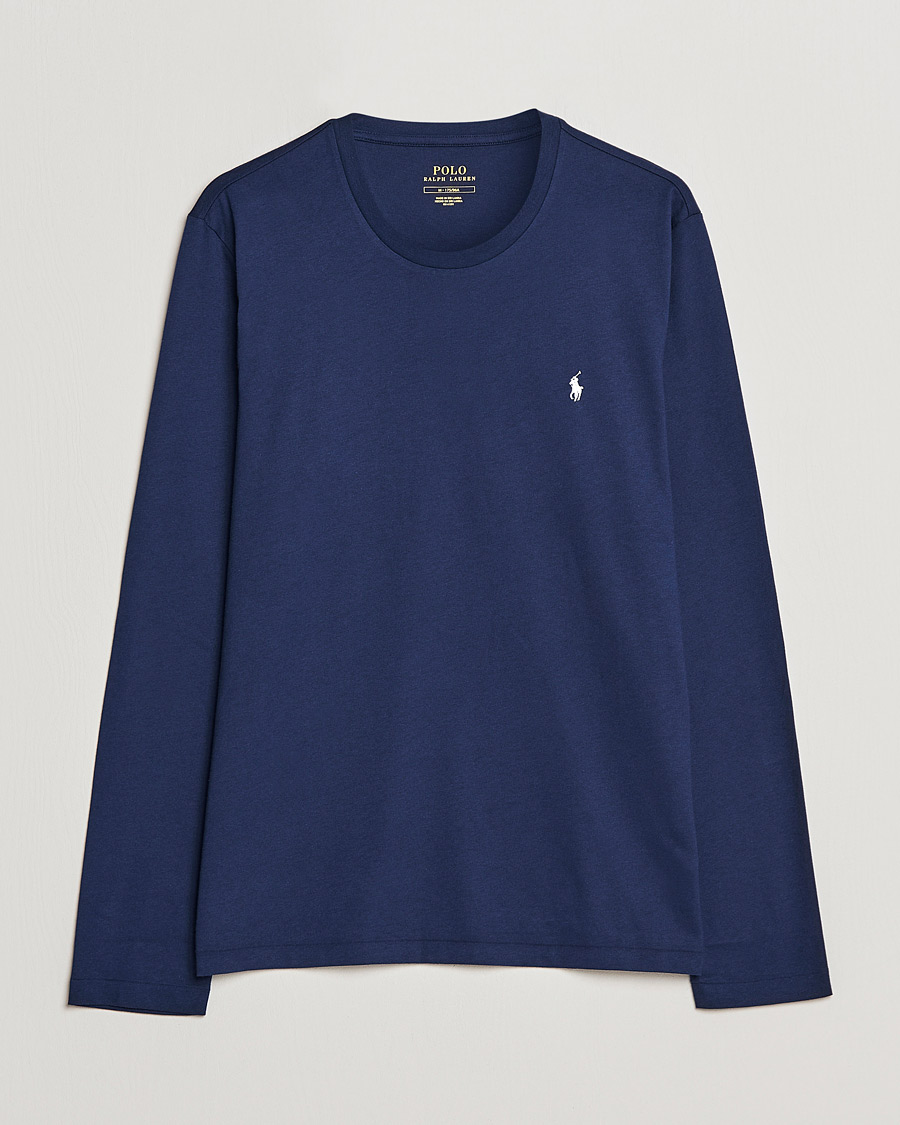 Homme | T-shirts | Polo Ralph Lauren | Liquid Cotton Long Sleeve Crew Neck T-Shirt Cruise Navy