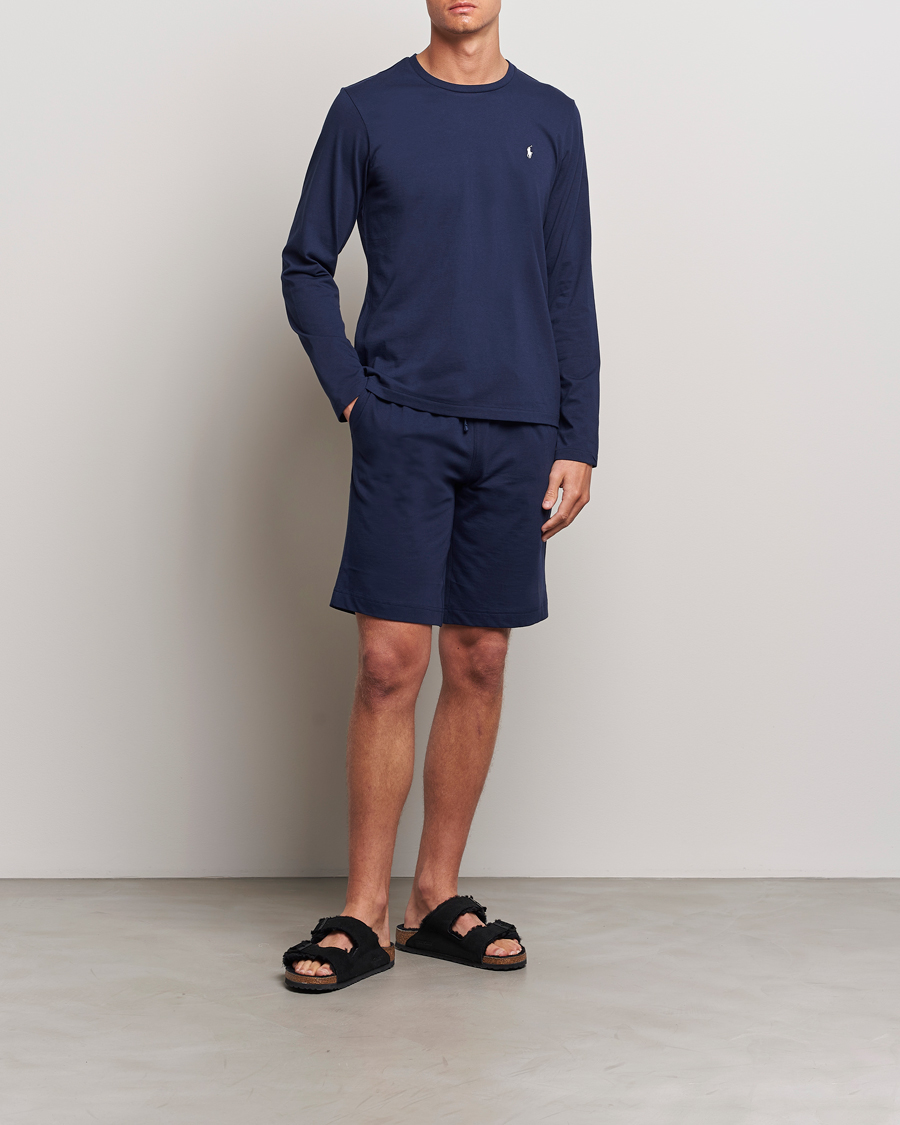 Homme | T-shirts | Polo Ralph Lauren | Liquid Cotton Long Sleeve Crew Neck T-Shirt Cruise Navy