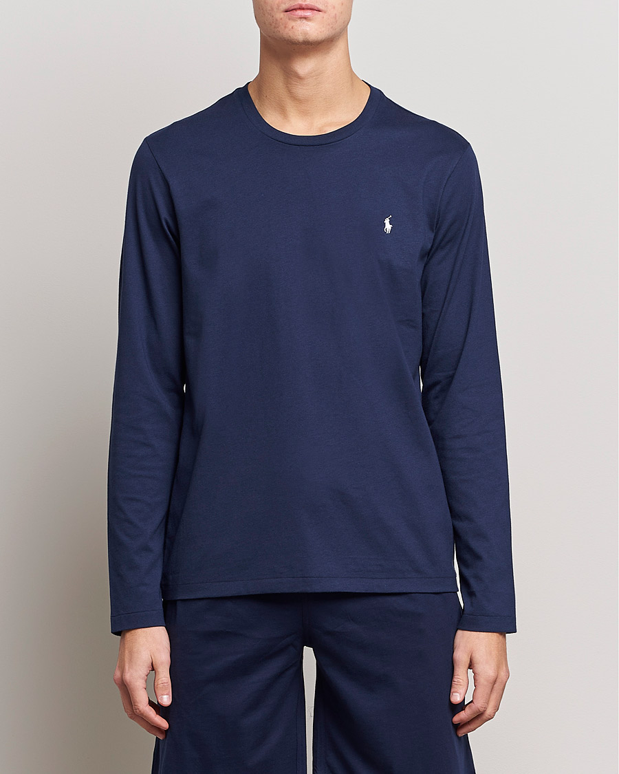 Homme | T-shirts | Polo Ralph Lauren | Liquid Cotton Long Sleeve Crew Neck Tee Cruise Navy