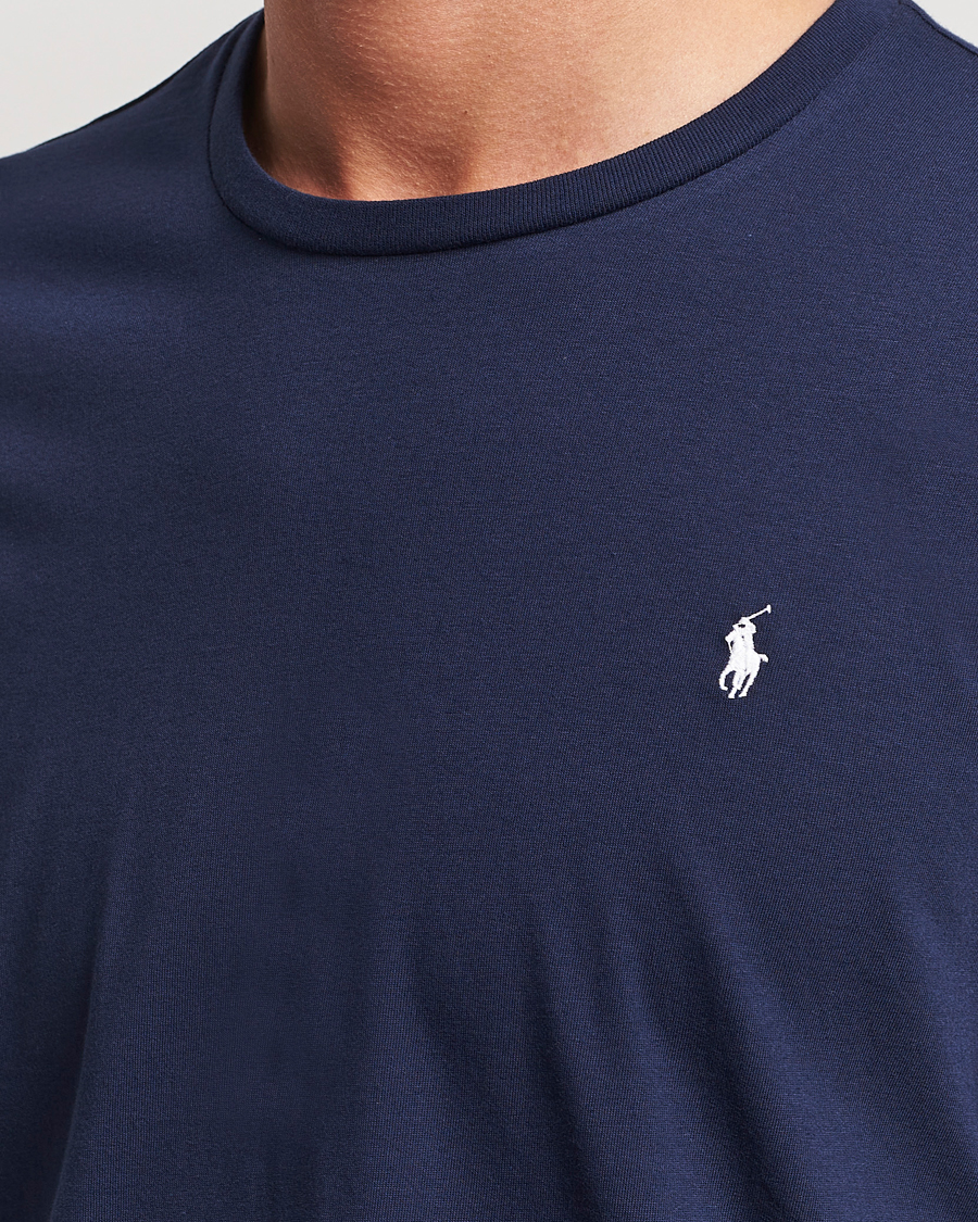 Homme | T-shirts | Polo Ralph Lauren | Liquid Cotton Long Sleeve Crew Neck T-Shirt Cruise Navy