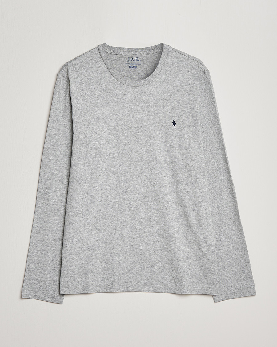 Homme | T-shirts | Polo Ralph Lauren | Liquid Cotton Long Sleeve Crew Neck Tee Andover Heather