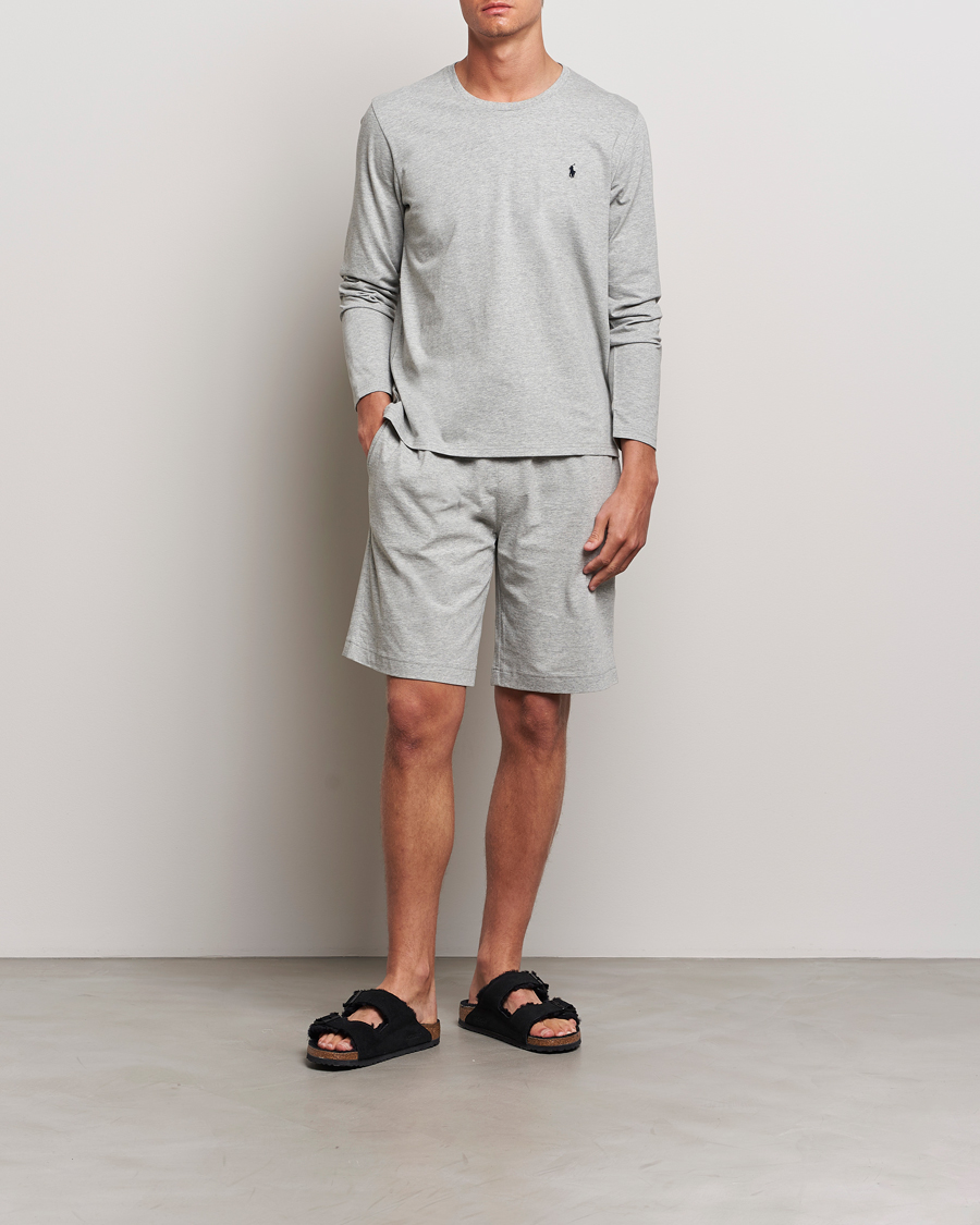 Homme | T-shirts | Polo Ralph Lauren | Liquid Cotton Long Sleeve Crew Neck Tee Andover Heather