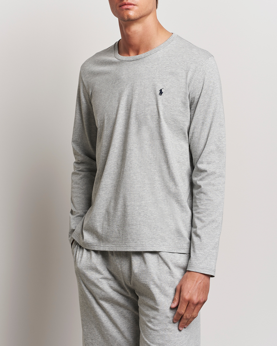 Homme | T-shirts | Polo Ralph Lauren | Liquid Cotton Long Sleeve Crew Neck Tee Andover Heather