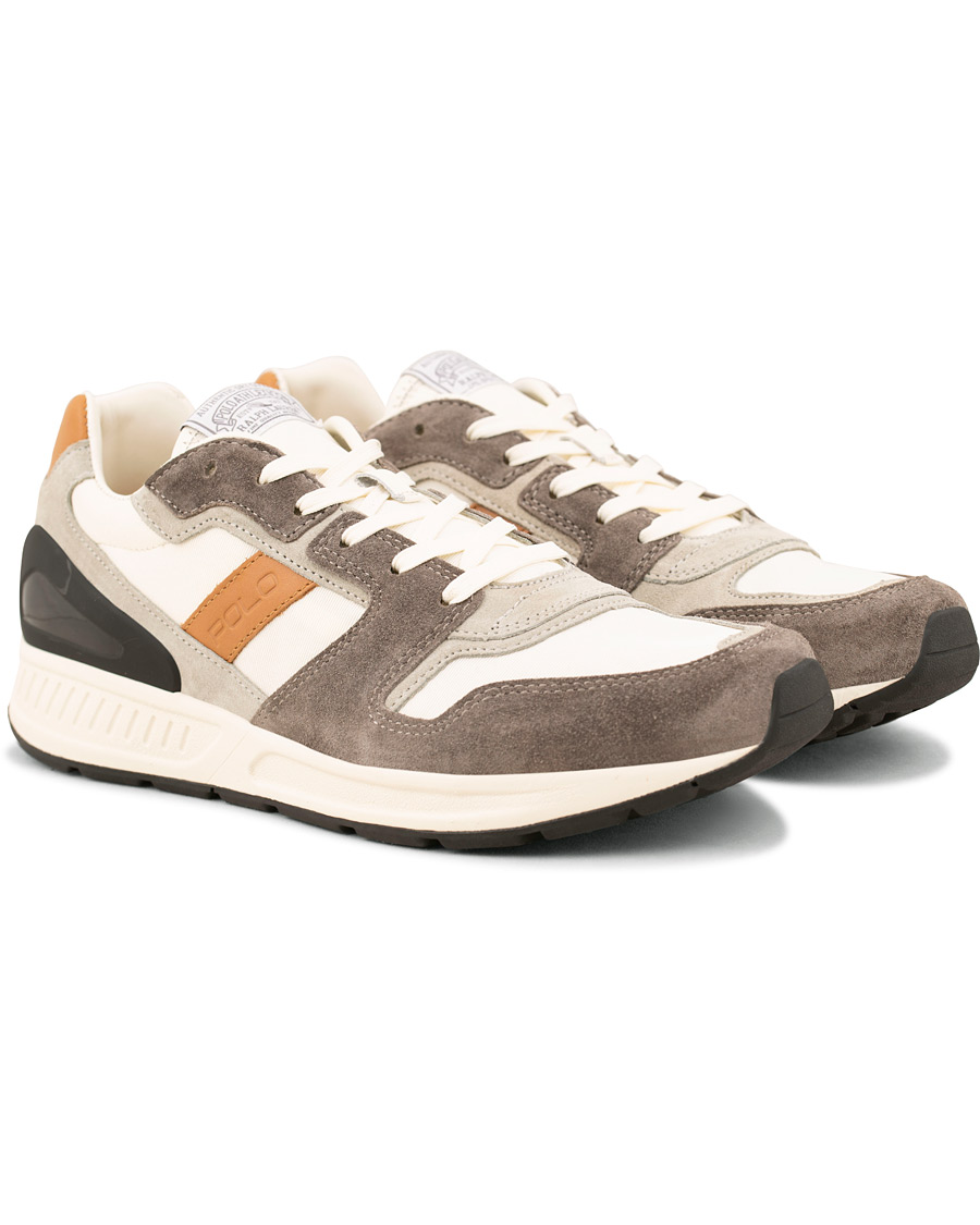 Homme | Polo Ralph Lauren Train 100 Running Sneaker White/Grey | Polo Ralph Lauren | Train 100 Running Sneaker White/Grey