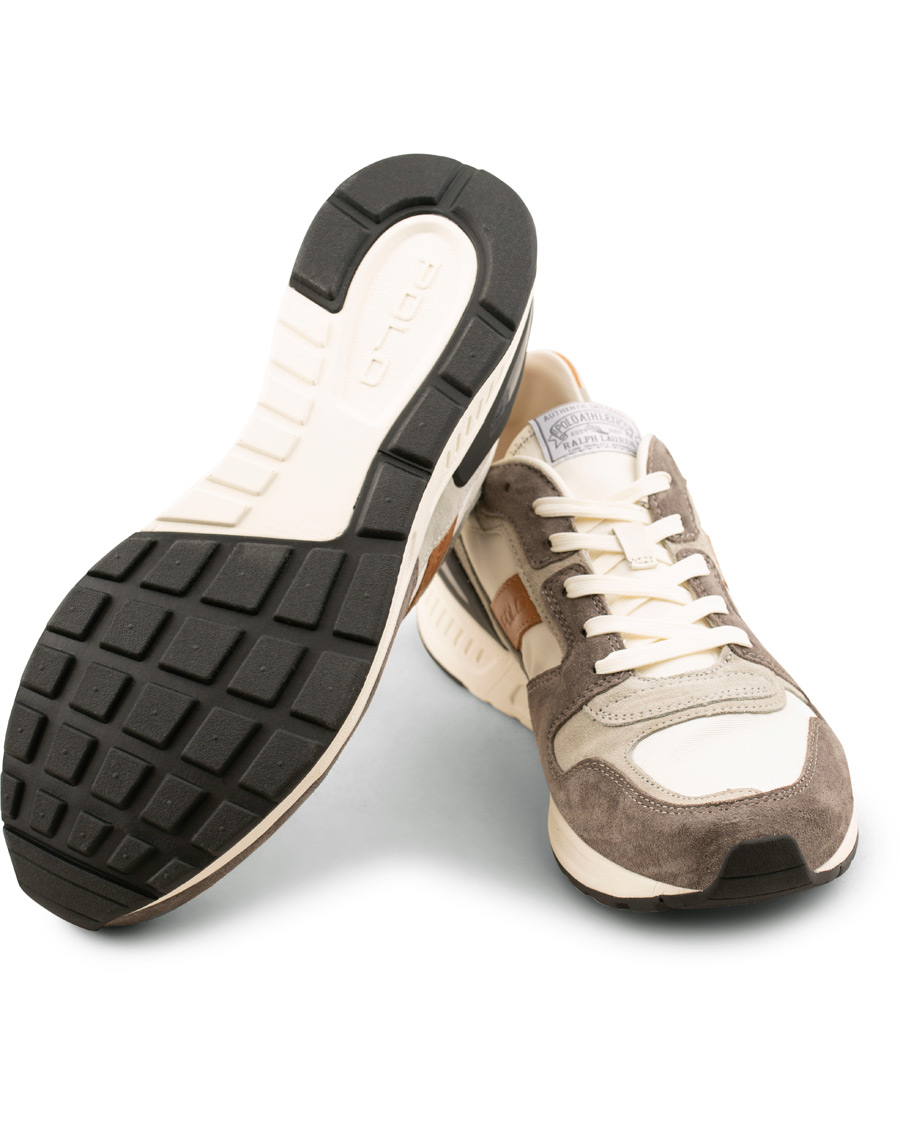 Homme | Polo Ralph Lauren Train 100 Running Sneaker White/Grey | Polo Ralph Lauren | Train 100 Running Sneaker White/Grey