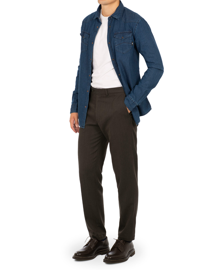 Homme | Chemises | Emporio Armani | Denim Western Shirt Dark Wash