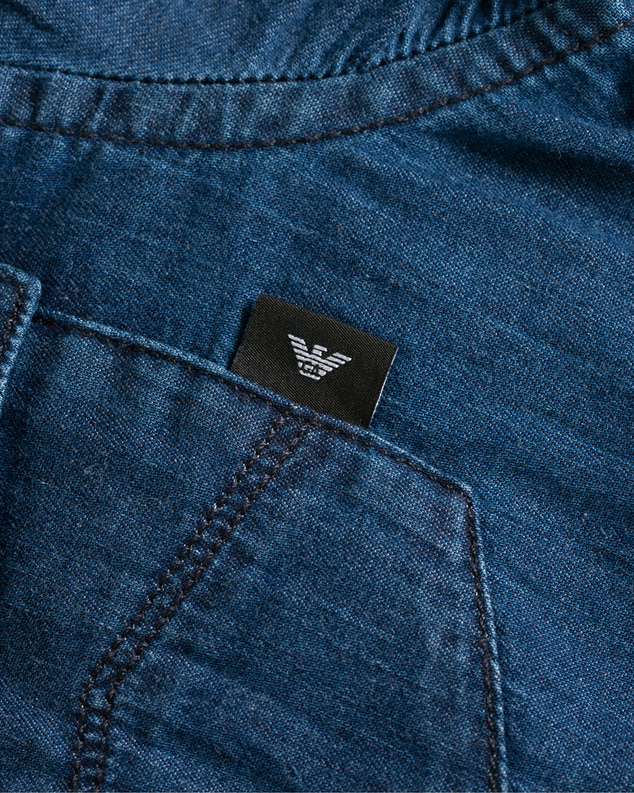 Homme | Chemises | Emporio Armani | Denim Western Shirt Dark Wash