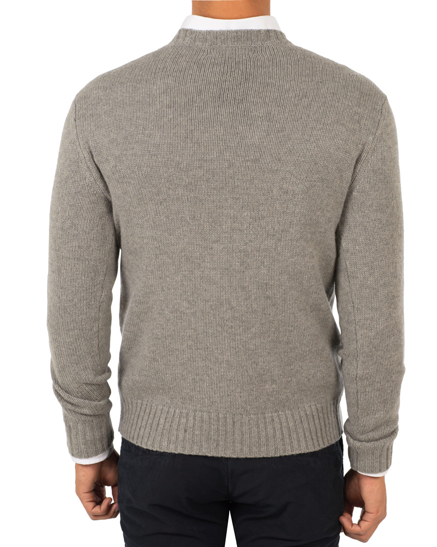 Homme | Pulls Et Tricots | Ralph Lauren Purple Label | Cashmere Polo Sweater Classic Light Grey Heather
