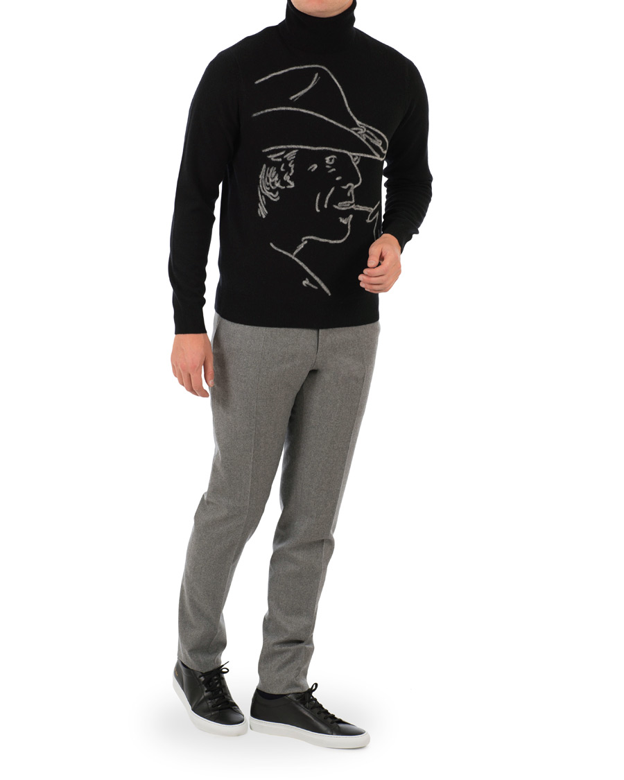 Homme | Pulls Et Tricots | Ralph Lauren Purple Label | Handknit Cashmere Ralph Rollneck Classic Black