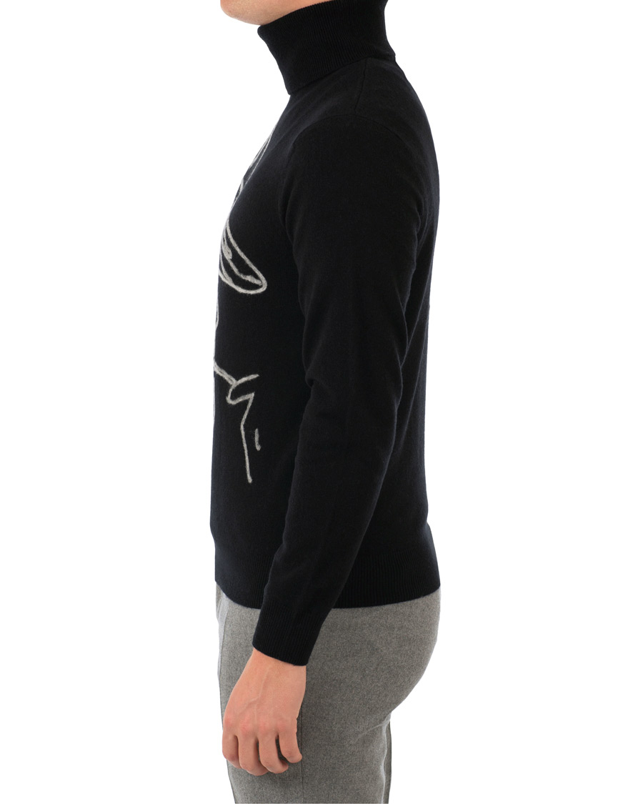 Homme | Pulls Et Tricots | Ralph Lauren Purple Label | Handknit Cashmere Ralph Rollneck Classic Black