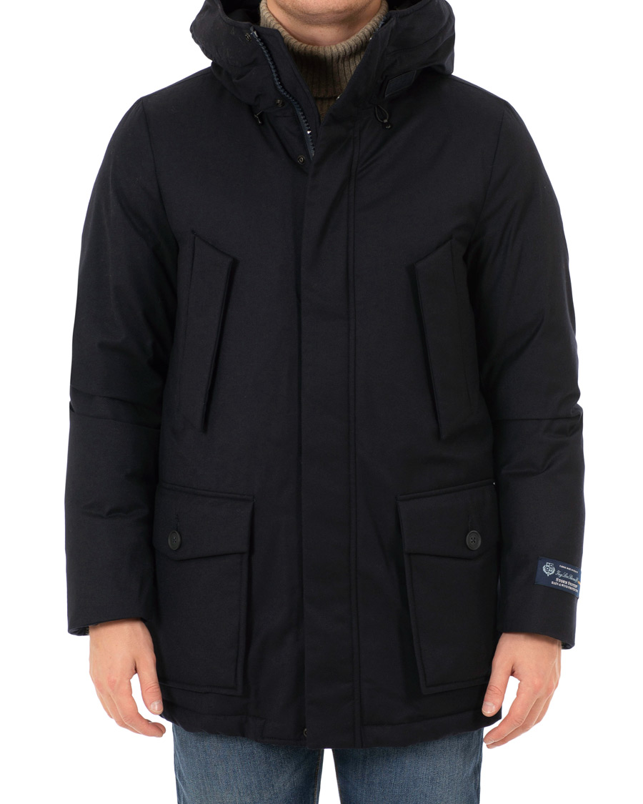 Homme | Manteaux Et Vestes | Woolrich | Loro Piana Mountain Parka Navy