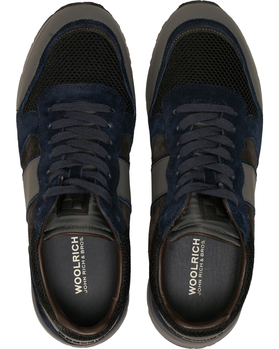 Homme | Woolrich Jogger Running Sneaker Ocean/Black | Woolrich | Jogger Running Sneaker Ocean/Black