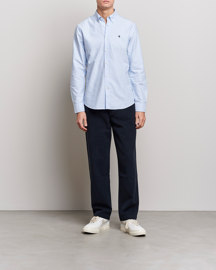 Homme | Chemises | Morris | Douglas Oxford Shirt Light Blue