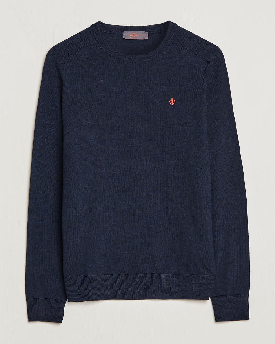 Homme | Pulls Et Tricots | Morris | Merino O-neck Navy