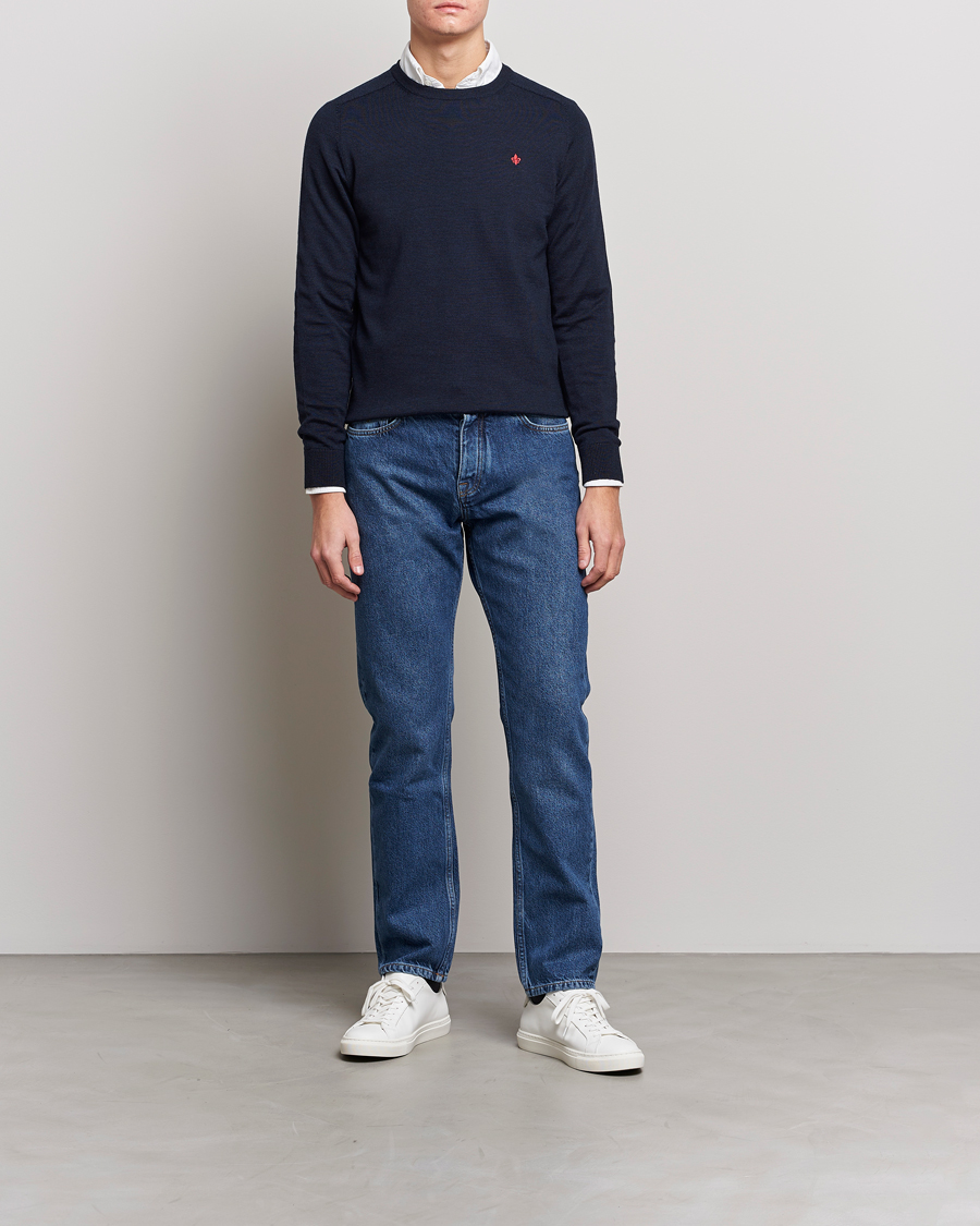 Homme | Pulls Et Tricots | Morris | Merino O-neck Navy