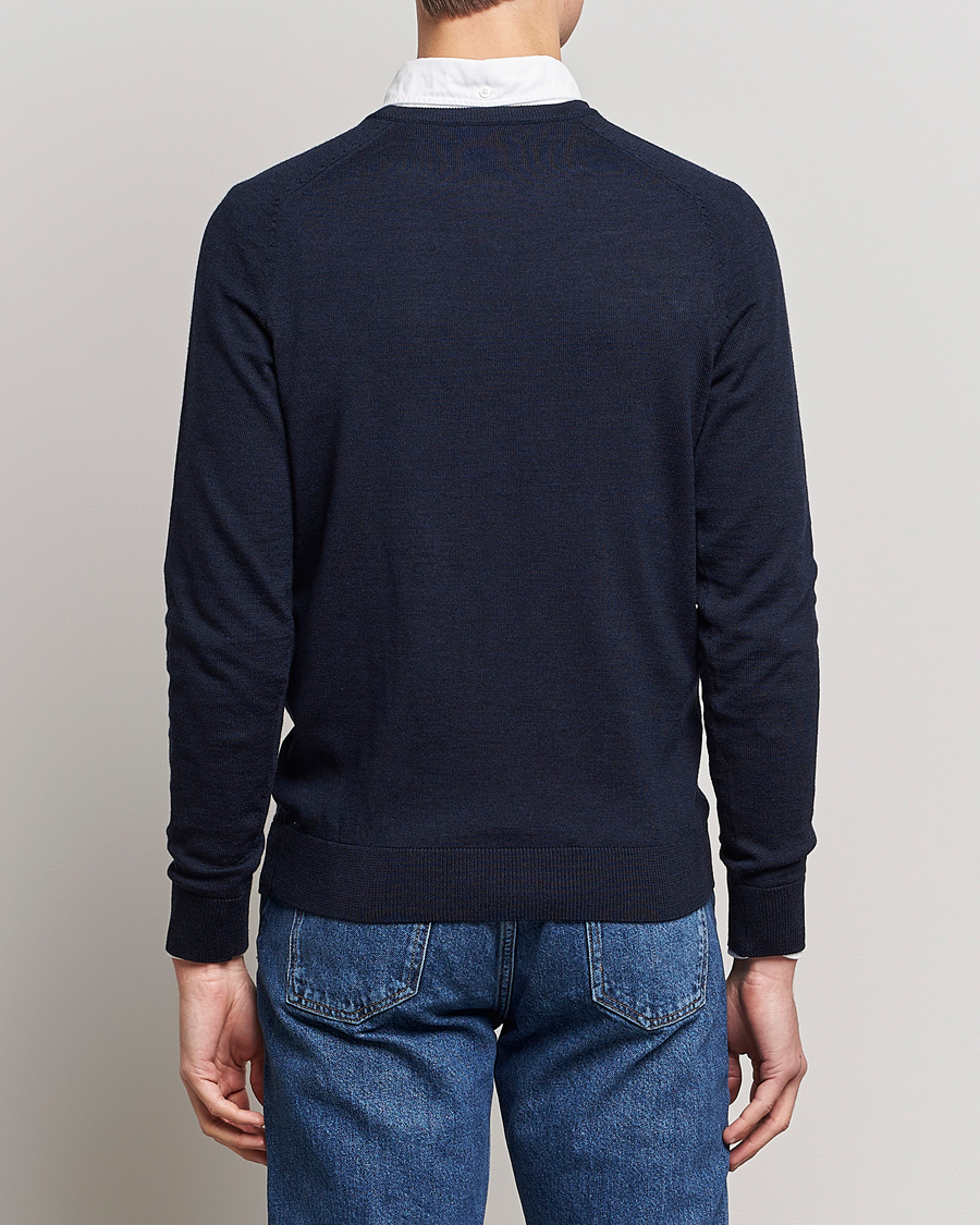 Homme | Pulls Et Tricots | Morris | Merino O-neck Navy