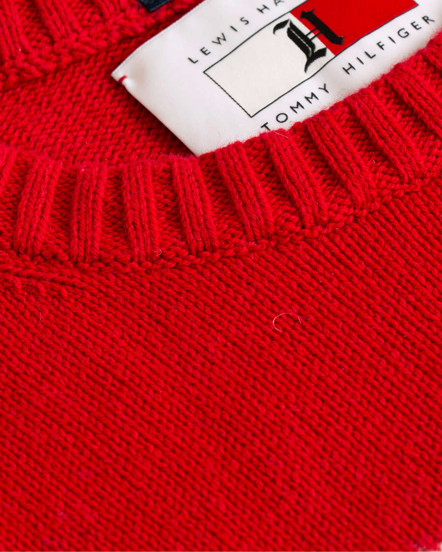 Homme | Pulls Et Tricots | Tommy Hilfiger | Lewis Hamilton Varsity Sweater Barbados Cherry