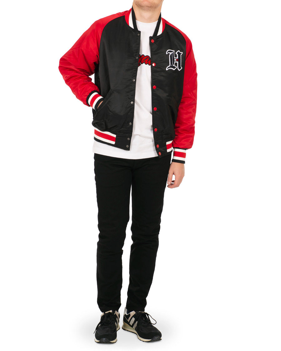 Homme | Manteaux Et Vestes | Tommy Hilfiger | Lewis Hamilton Varsity Bomber Jet Black